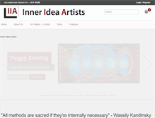 Tablet Screenshot of innerideaartists.com